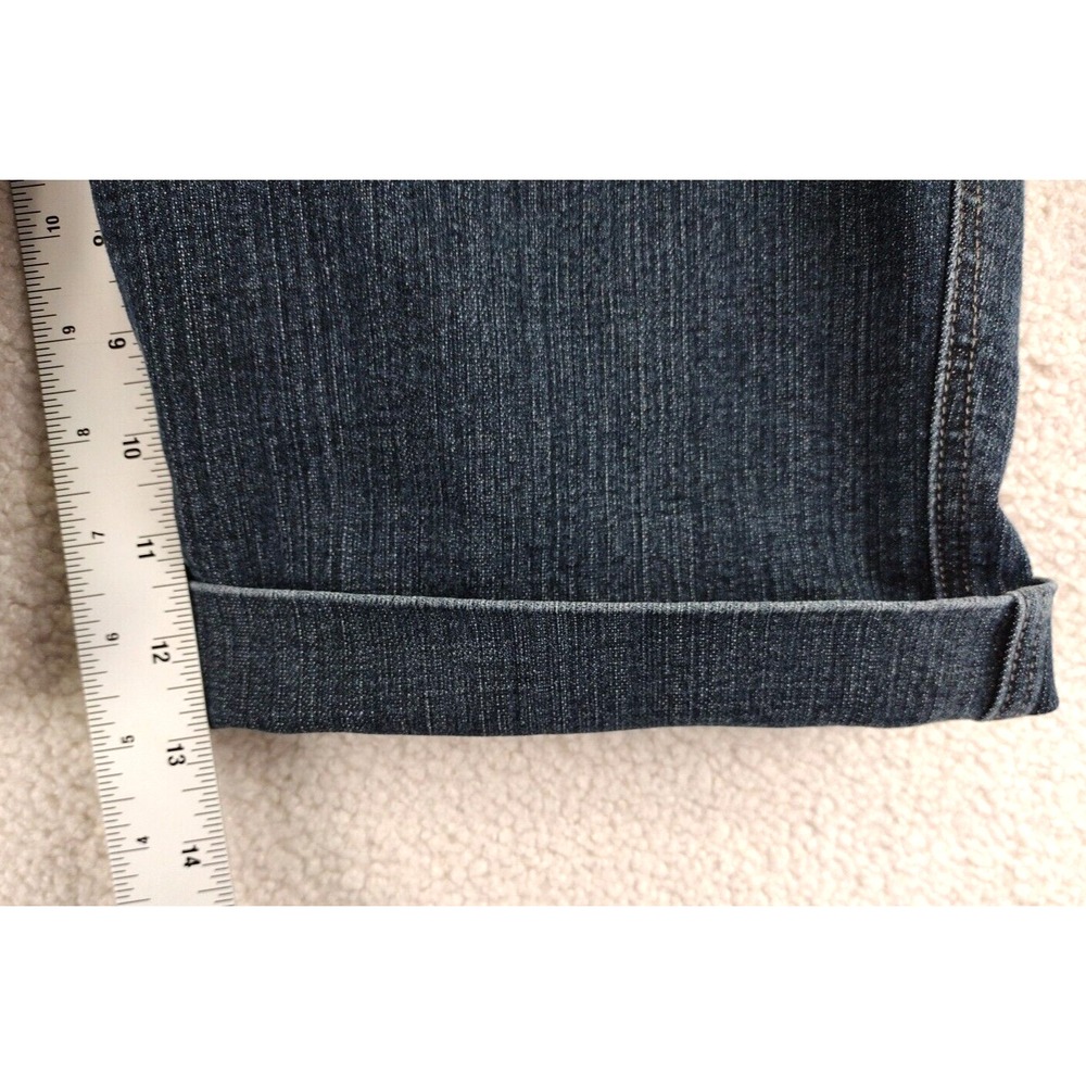 MIXXIT Womens Size 16 Blue‎ Denim Cuffed Capri Baggy Shorts - Picture 10 of 16